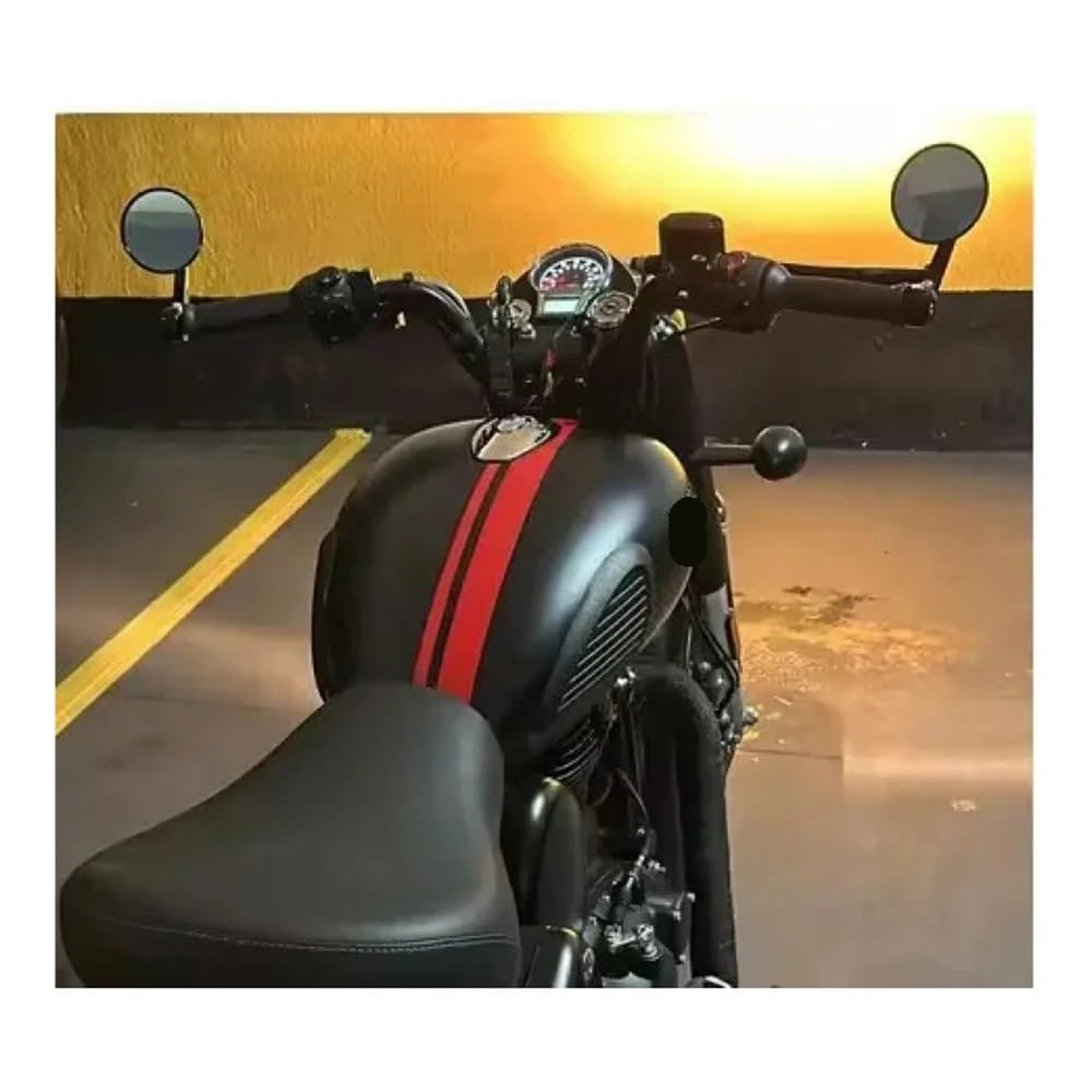 Rétroviseurs D'extrémité De Barre De Moto pour R&oyal Enfield Meteor Classic 350 500 Interceptor 650 CNC, Pointe De Guidon Rétroviseurs Moto