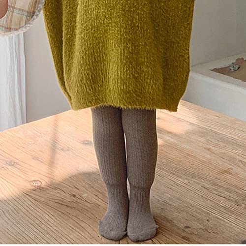 Toddler Girls Knit Leggings Basic Cotton Ankle Length Tights Stocking Pants Toddler Cable Knit Tights2