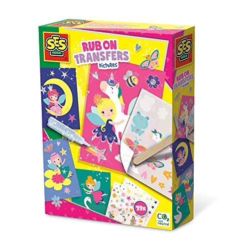 SES Creative 14133 Rub on transfers Pictures, Multi, One Size