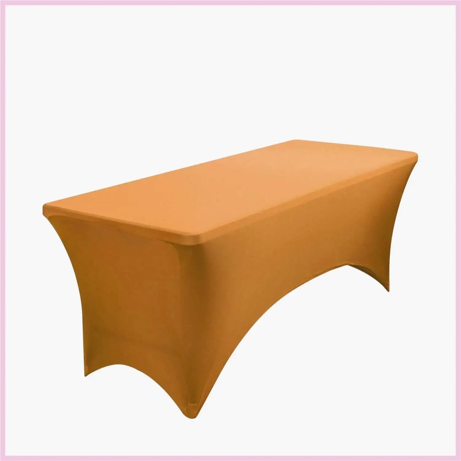 GCYEIDMA Elastic Beer Table Cover Elastic Hollow out Thiened Tablecloth for Meeting And Wedding Banquet Rectangular Bar Counter Cover(Color 19,5ft (152 * 76 * 76cm) 0.5kg)