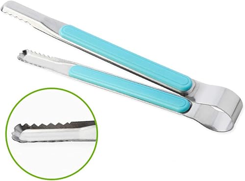 Miniatura 5 de 2 pinzas para barbacoa, acero inoxidable, estilo coreano, resistentes al calor, pinzas para barbacoa al aire libre, accesorios