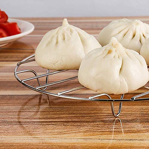 image for G Gallize Gallize Round Stainless Steel Steamer Rack - Cooling Rack fo