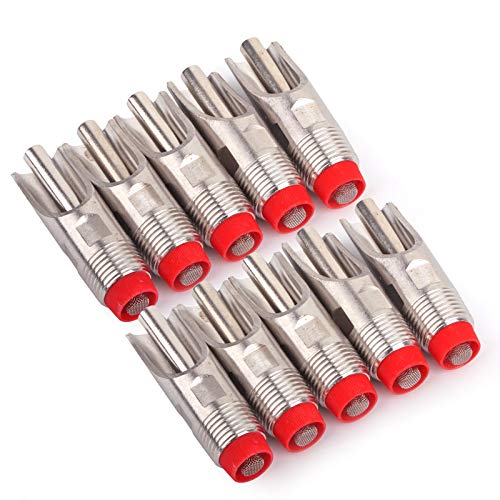 Svauoumu 10 Automatico Bebedero para Cerdos,Comederos Animales, Bebederos Acero Inoxidable Filtros,para Cerdas Lechones Perros Bovinos