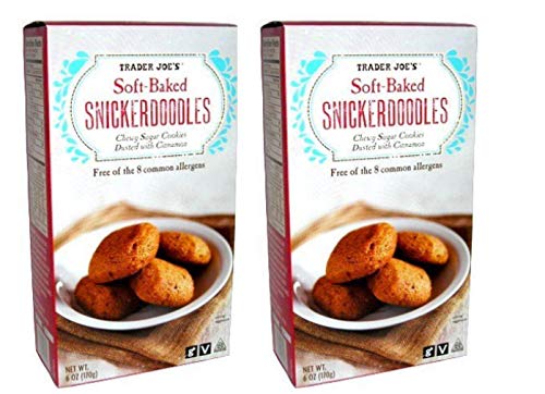 Trader Joe's Soft-Baked Snickerdoodles Chewy Sugar Cookies (Pack of 2)