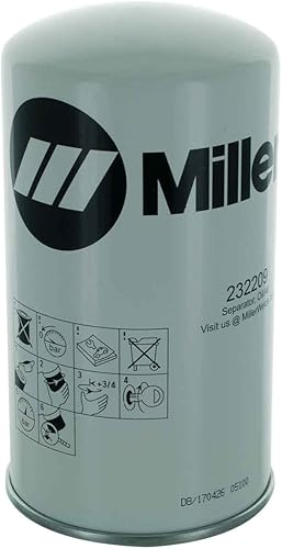 Miller 232209 Separador, compresor de tornillo rotatorio de aceite/aire