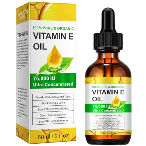 HJFRONGF Vitamin E Oil Vitamin E Oil for Skin Face Scars Body Moisturizing Dry Skin 2Oz