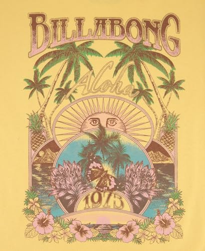 Image of Billabong Girls' Premium Short Sleeve Oversized Fit Graphic T-Shirt