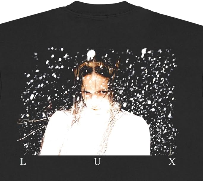 ROSALÍA Unisex-Adult Official Merch Lux Logo T-Shirt Black - Image 4