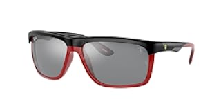 Unisex Rb4363m Scuderia Ferrari Collection Aviator Sunglasses