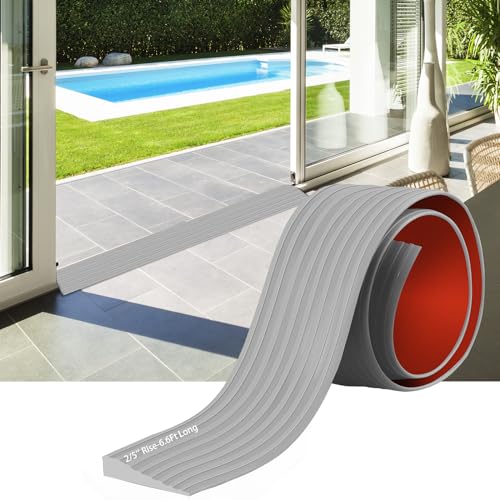 Threshold Ramps for Doorways, 0.4" Rise Rubber Door Threshold Ramp