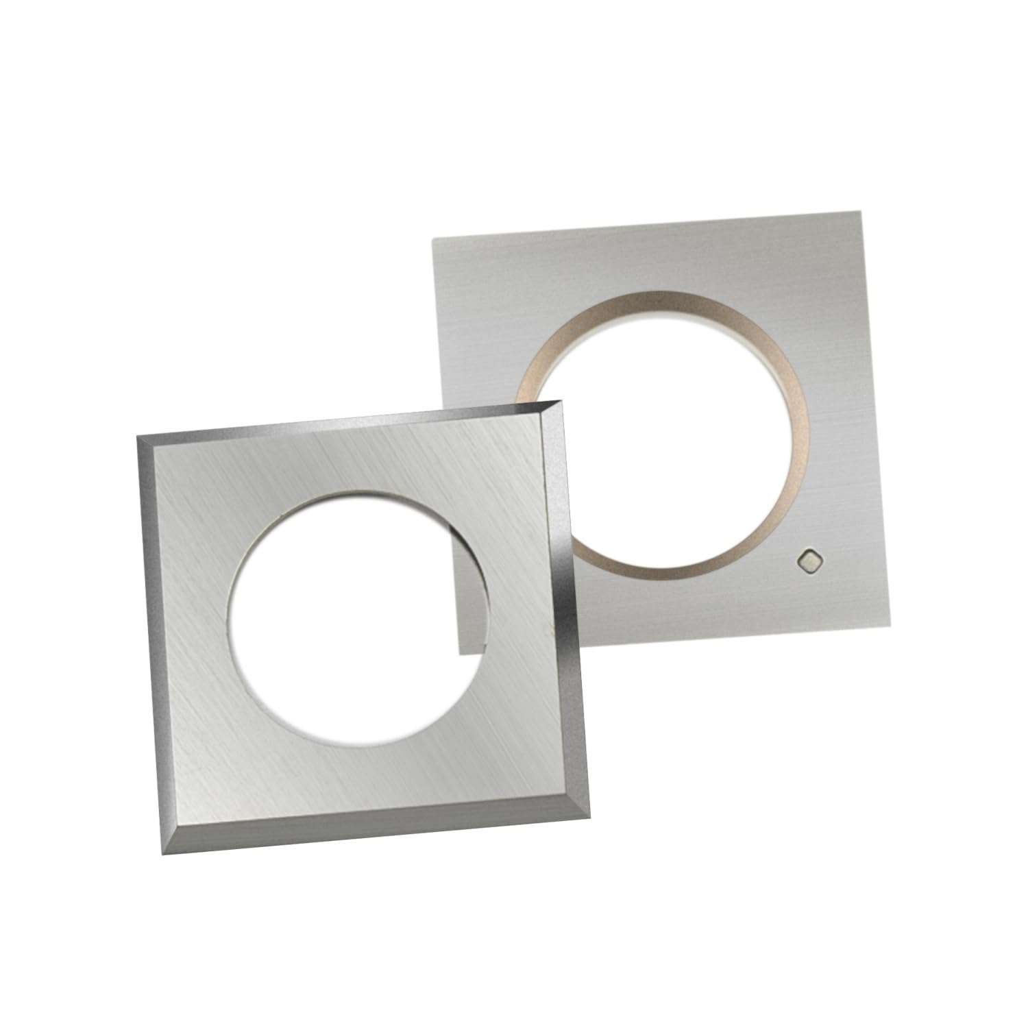 14x14x1.2mm Inserti in metallo duro Frese di ricambio Quadrato Dritto Lavorazione del legno Spirale Pialla elicoidale Testa 10 pezzi