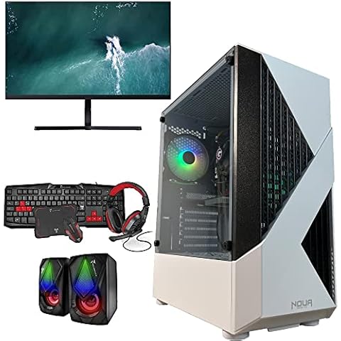 PC de sobremesa Gaming completo con monitor 24" HD Cover