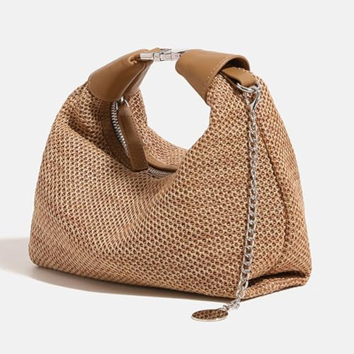 Straw Tote Bag Beach Shoulder Purse for Women Summer Vacation Beach Handbag Crossbody Bag Small Straw Purse Clutch Satchel3