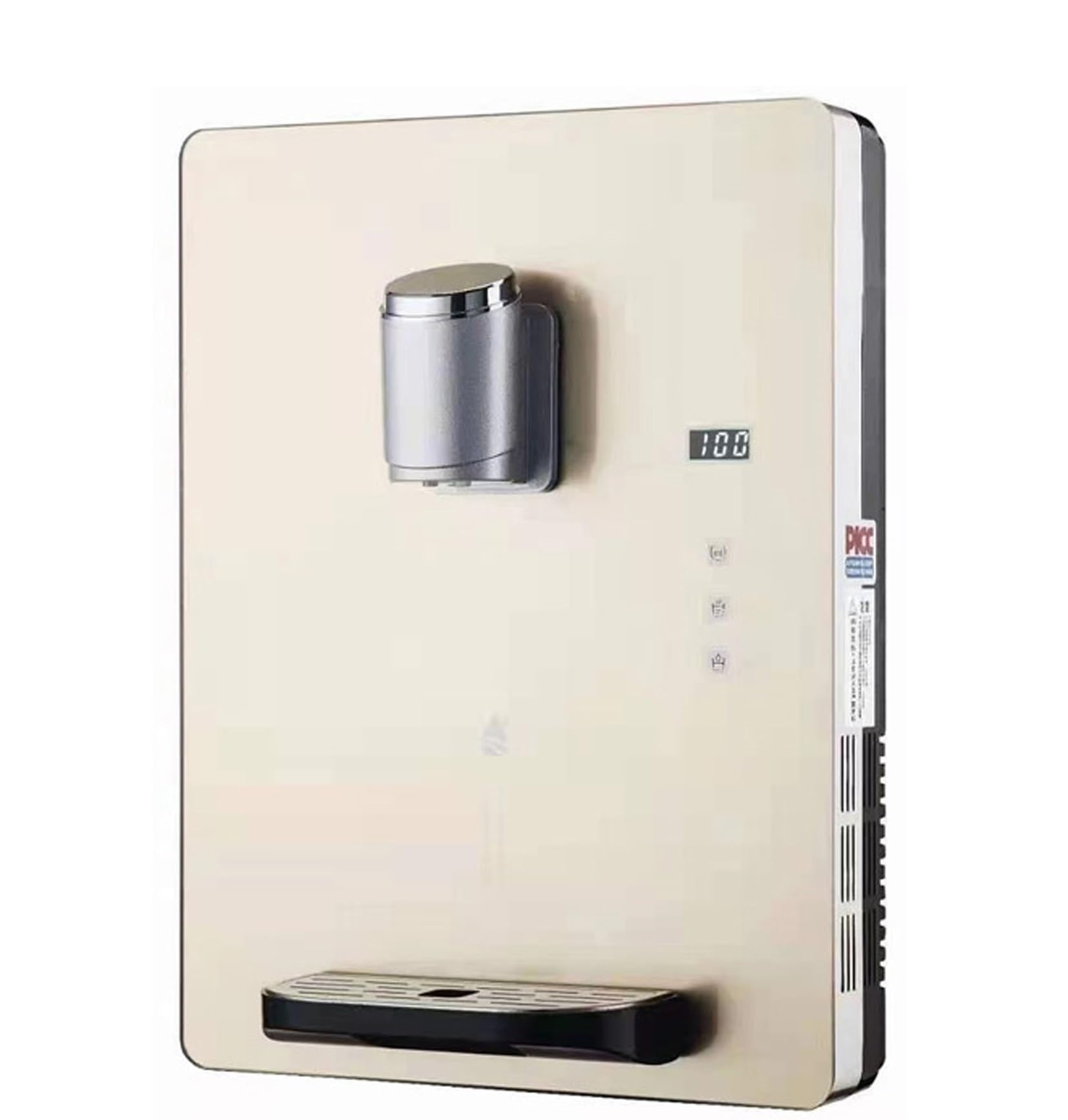 Dispensador de agua de pared con doble temperatura y flujo de 330L/H