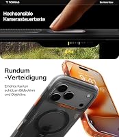 TORRAS Ostand Q3 Air für iPhone 17 Pro Hülle, Schwarz – Ansicht 6