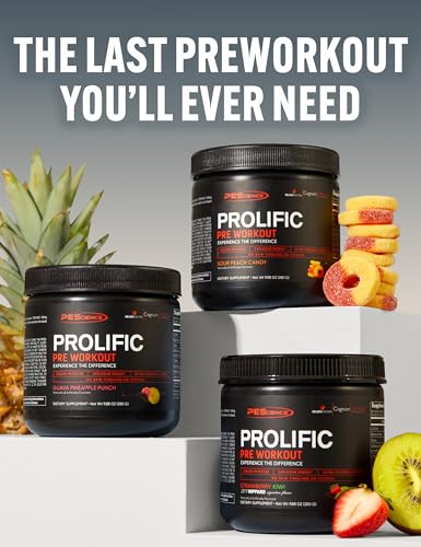 Image of PEScience Prolific Pre Workout Powder for Men & Women with L-Citrulline Nitric Oxide Booster, Energy Powder & Nootropic for Focus - Preworkout Without Beta Alanine - 40 Scoops, Mango Splash