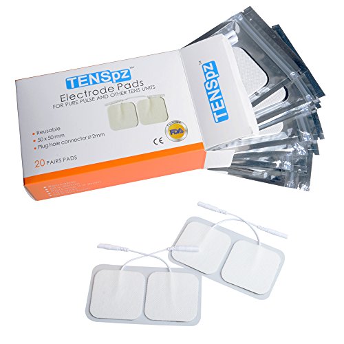 konmed 40 piezas almohadillas de electrodos de 2 