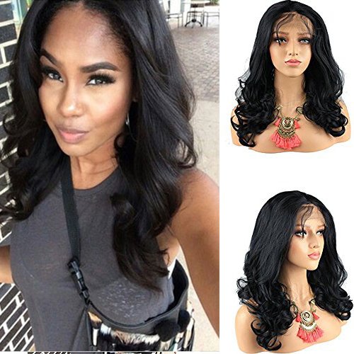 Eseewigs onda corta Bob sintetico Lace Front