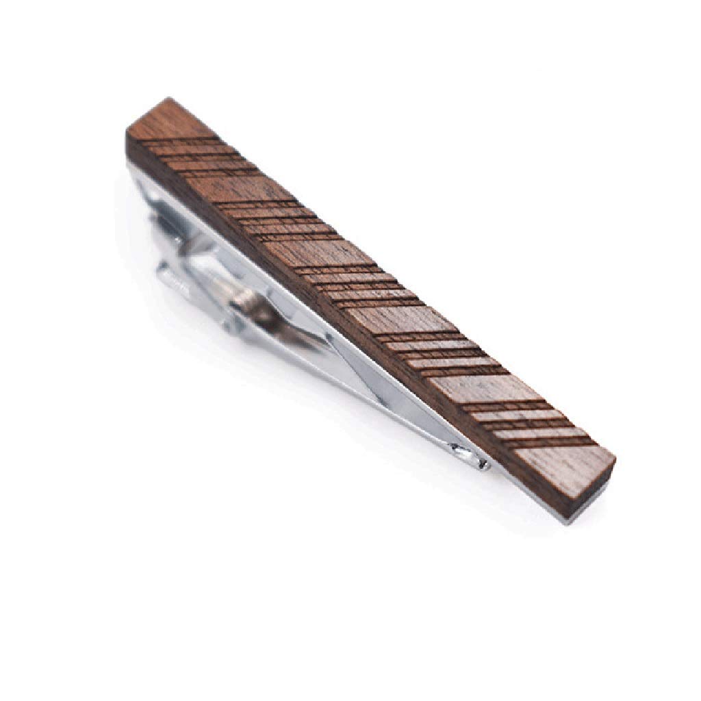 Krawattenriegel Prise Clip, Klassische Krawattenklammern, Männer Holz Geschenklegierung Kupfer Metall Krawatte Bräutigam Hochzeitsgeschäft Party Holzhalshalle Klammern Pin