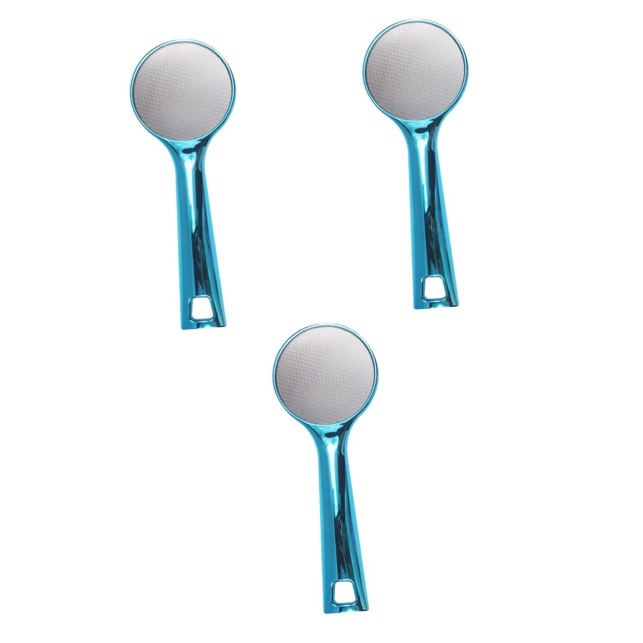 FRCOLOR 3stücke Langstieliger Fußfeilen Nano- Dualseitige Waschbare Hornhautentferner Für Und Effektive Fußpflege Entfernung Von Abgestorbener Blau
