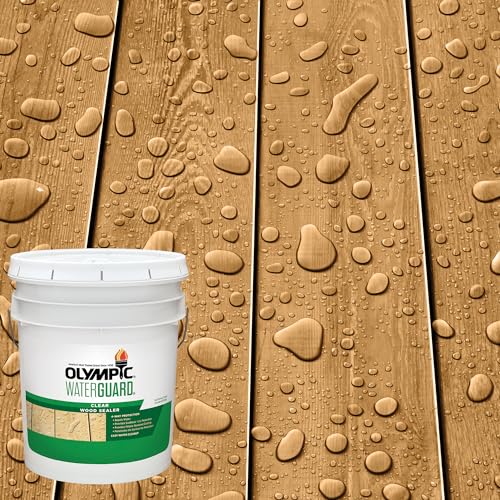 Olympic WaterGuard 5 gal. Clear Exterior Waterproofing...