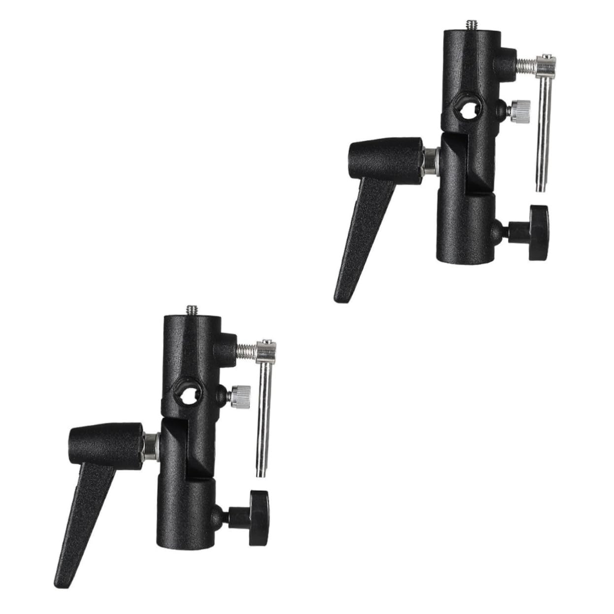 HEMOTON 2pcs Unbrella Swivel Light Holder Stand Photography Lighting Stand Socket Holder Umbrellas for Rain