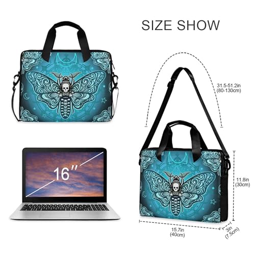 MNSRUU Bolsa para Laptop 15.7 pulgadas Butterfly Rose miniatura 5
