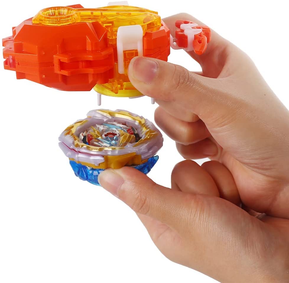 Image of DB Launcher LR Suitable for Left and Right Spins Layer System Blades with Resilient String (Orange)