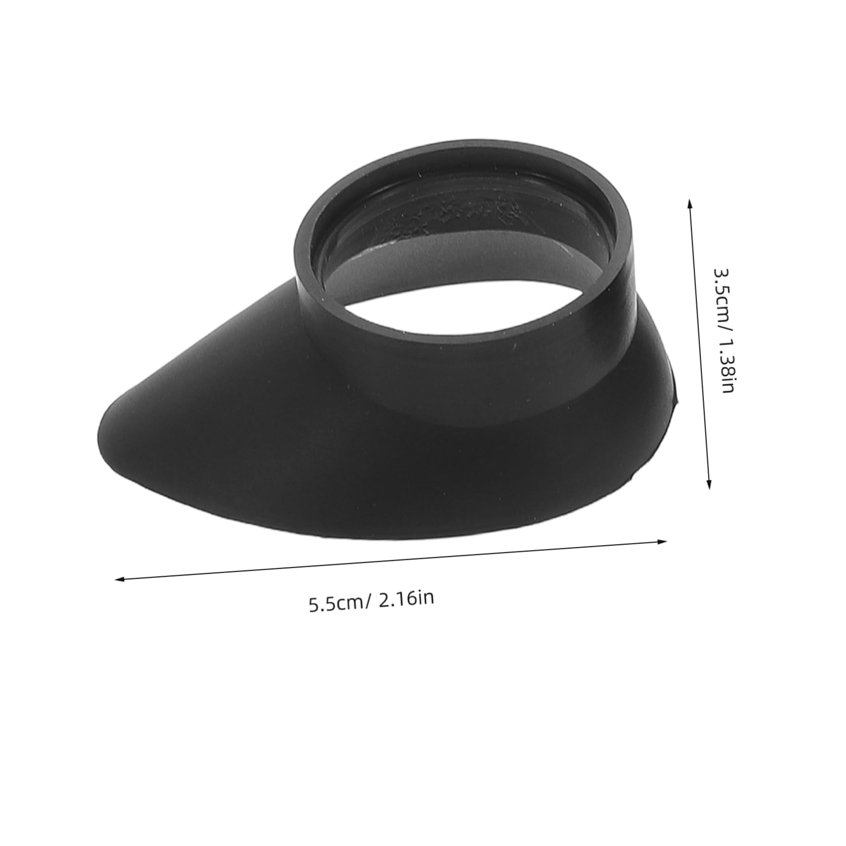 YARNOW Telescope Eyepiece Guard Covers 2pcs Rubber Microscope Eyecups Easy Install for Outdoor Enthusiasts