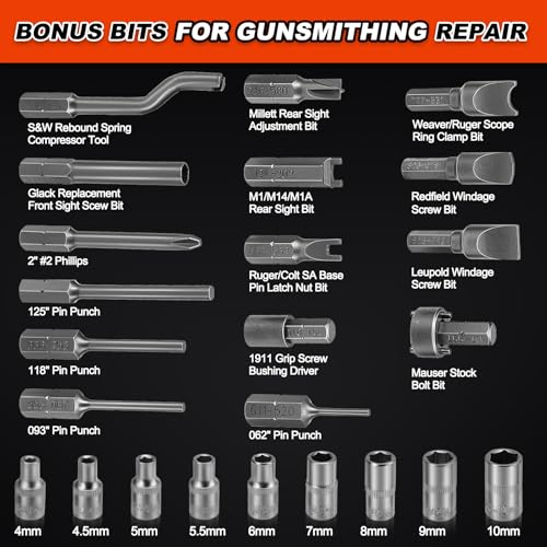 Image of 68Pcs Torque Screwdriver Wrench Set 10-70 IN.LB, Inch Pound Torque Driver | with S2 Steel Bits, 1 /4 inch Drive, Magnetic Quick-Release Adapter for Bike Repair, Mounting and Maintenance