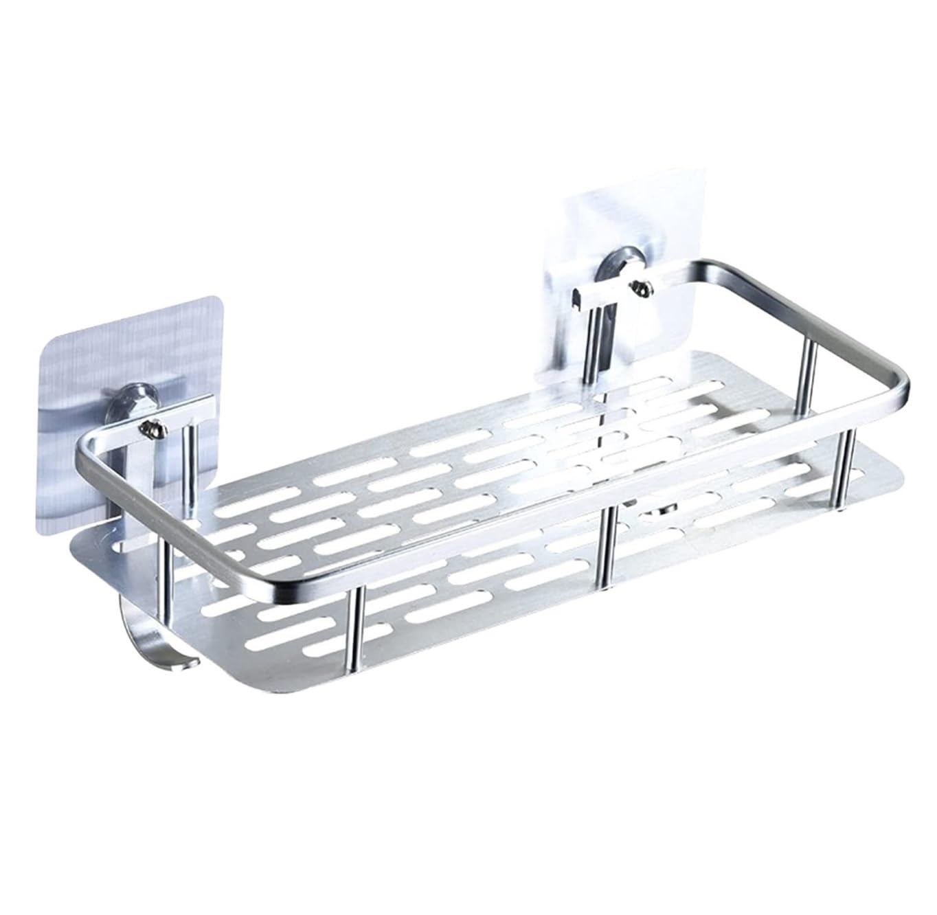 Estanteria Baño Estante para Baño, Estante para Ducha, Espacio De Aluminio, Organizador De Ducha, Almacenamiento, Sin Perforación Estanteria Ducha (Color : Blue,Silver, Size : 30 * 12 * 10cm)