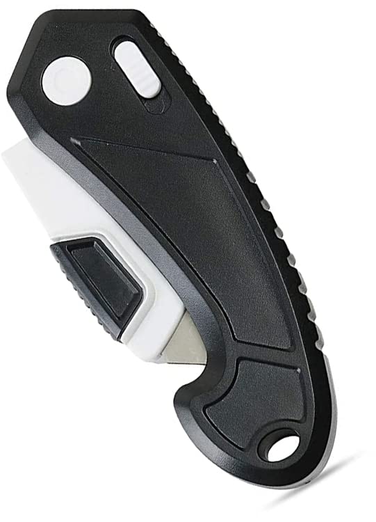 Image of Lightweight Strong ABS Plastic Folding Utility Box Cutter (Bright Yellow /Black, 6)