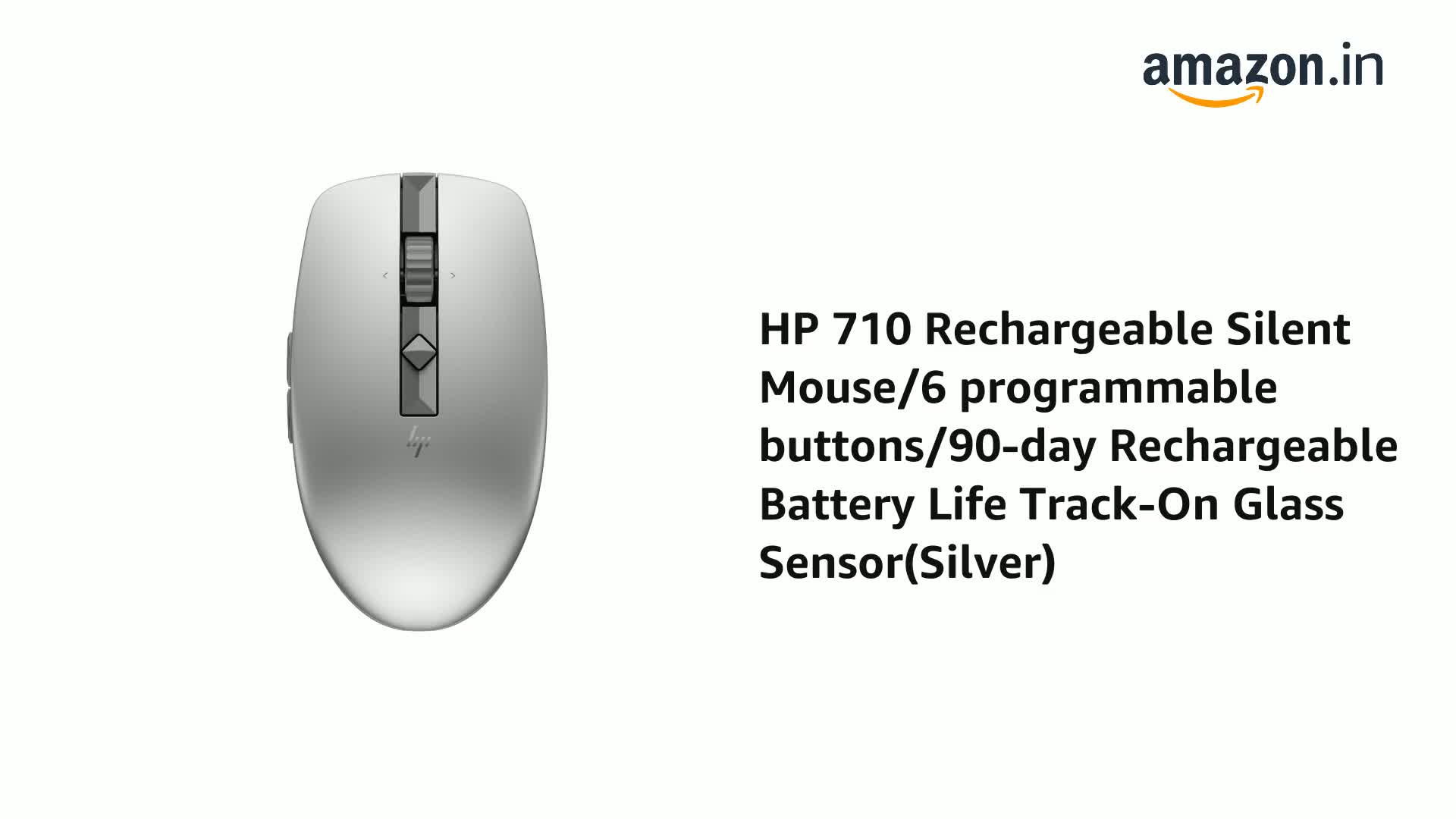 Amazon.in: Buy HP 710 Rechargeable Silent Mouse/6 programmable
