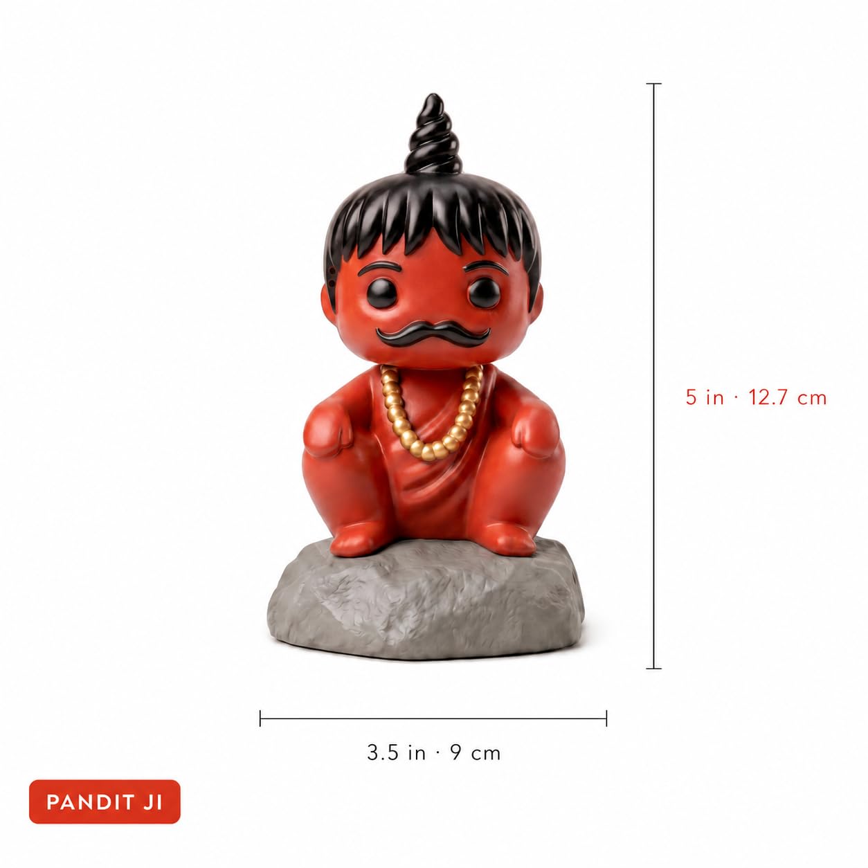 Chota Pandit Incense Holder - Hand-Painted Indian Decor -3 Chota Pandit Incense Holder - Hand-Painted Indian Decor -3