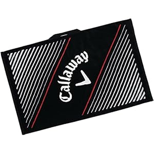 Callaway Tour Towels Toalla de Golf, Unisex Adulto, Negro, Talla Única