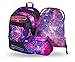 Produktbild Baagl Schulrucksack Set Jungen Mädchen 3 Teilig, Schultasche ab 3. Klasse, Grundschule Ranzen mit Brustgurt, Ergonomischer Schulranzen (Skate Galaxy)