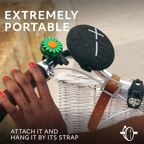 Image of Ultimate Ears MINIROLL Ultra-Portable Waterproof Bluetooth Speaker, Balanced Bass, IP67 Dustproof, 131 ft (40 m) Range - Sand