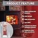 JAOJAO Heat Resistant Glue for Ovens, High Temp Glue Fireplace Sealant High Temp Caulk Fast Curing Excellent Temperature Resistance for Oven Grill Microwave Engines Exhaust Pipes 100ml, Transparent