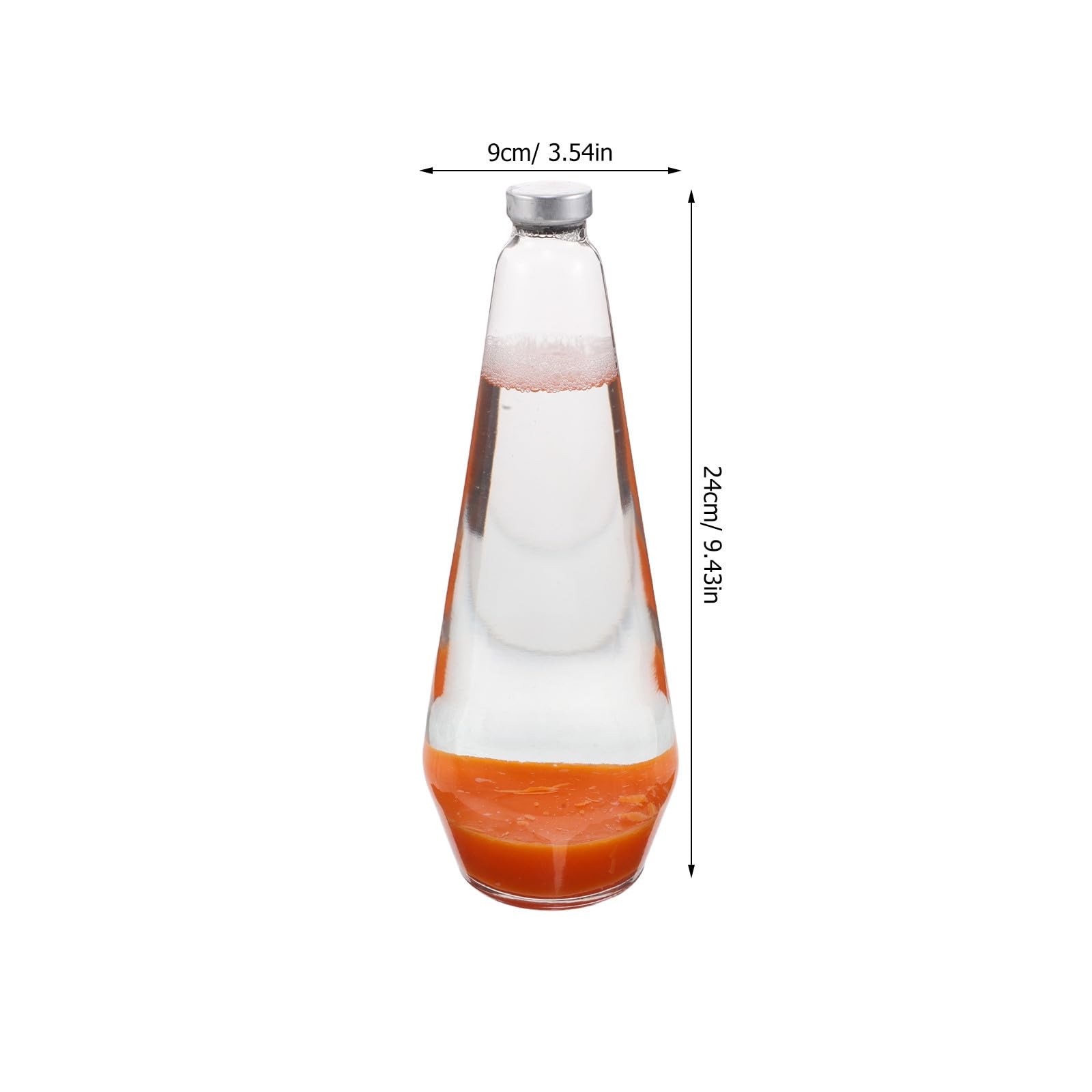 ULTECHNOVO Kit de Matériel pour Lampe à Lave Pot de Cire en Verre et Installation Facile pour Fêtes et Rassemblements, Design Moderne et Compatibilité Large