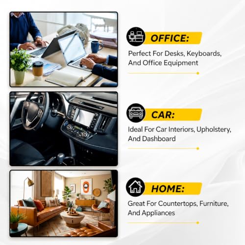 Image of Car Interior Cleaning Brush Combo | 2 Pcs Pack | AC Vent Brush | Scratch Free Car Duster | Multifunctional Car Brush for Cleaning Car Interior, PC, Laptop, Keyboard