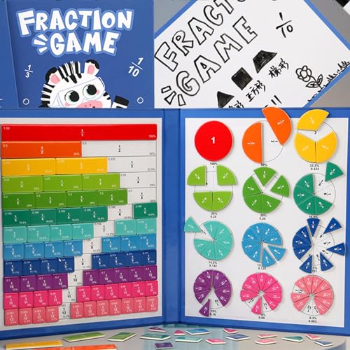 Fractions magnétiques : matériel de manipulation pour surmonter les difficultés en mathématiques