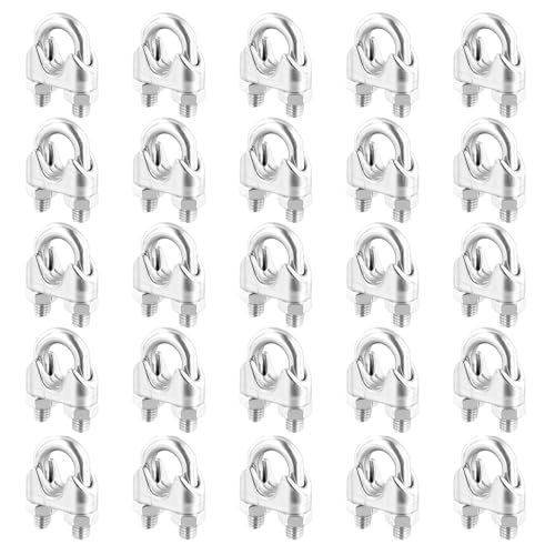 208945-8 Silver Connector Cable Clamp 1 7/16-18 UNEF 28