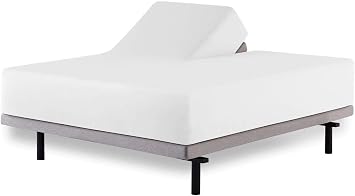Split Head King Sheet Set (4Pcs) Half Split Sheets Sets for Adjustable beds, 100% Cotton Split King Sheets, deep Pocket Upto 16 inches (White Solid, King/28 Top Split)