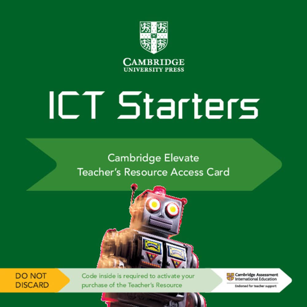 Cambridge ICT Starters Cambridge Elevate Teacher's Resource Access Card (Primary Computing)