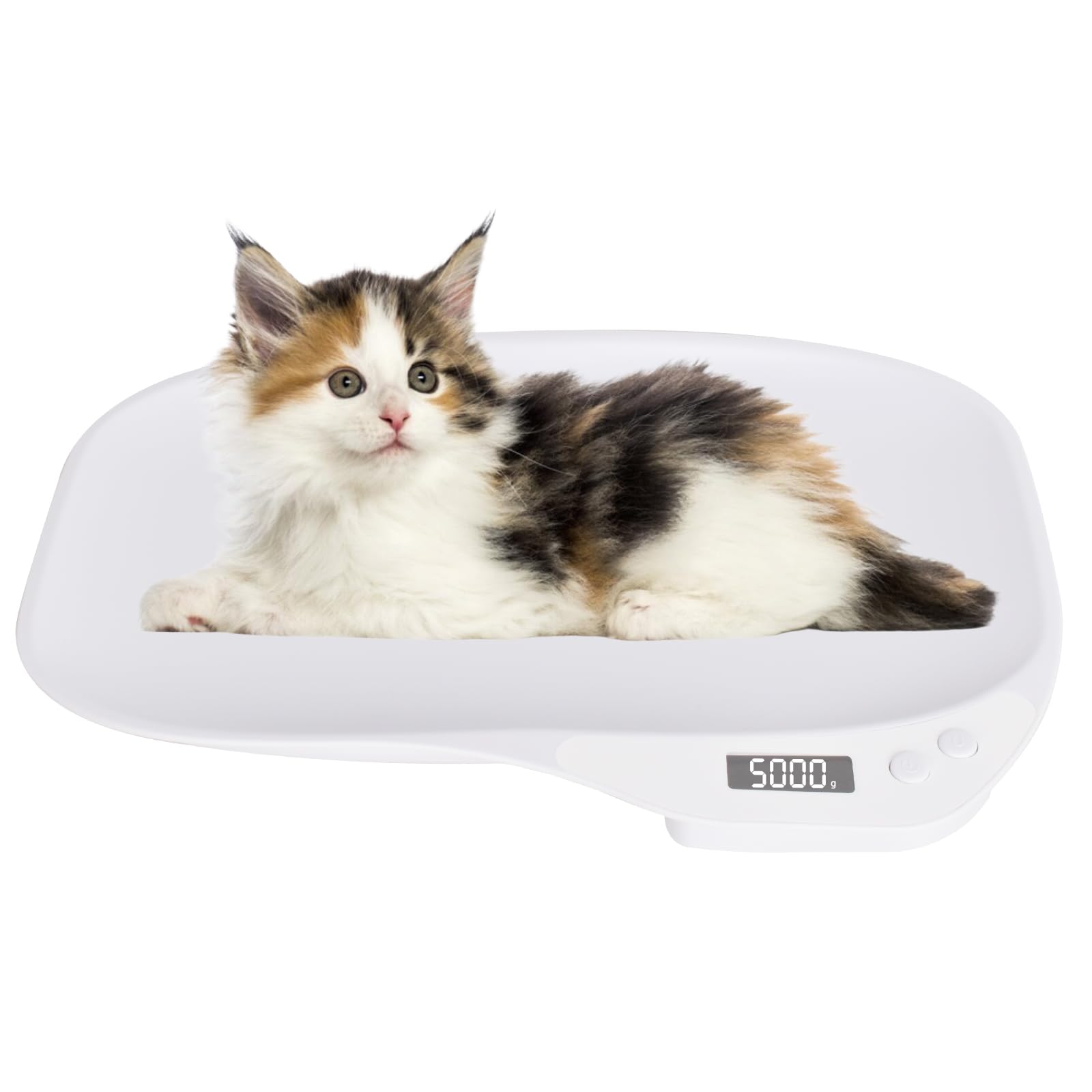 Báscula digital para mascotas, báscula de animales pequeños, báscula para perros de hasta 15 kg, báscula digital para gatos, 4 modos de ponderación, báscula digital de cocina, báscula de bebé, gatos,
