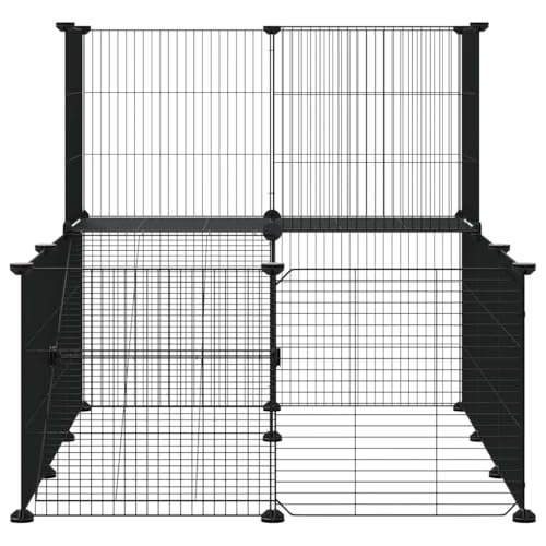 Cage pour petits animaux 20 pièces 35x35 cm acier modulable - 6
