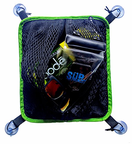 SUP-Now Paddleboard Deck Bag with Waterproof Insert (Green Trim)