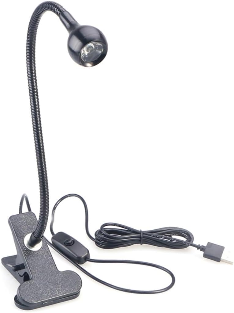 360degree USB Clip Led Desk Lamp with Flexible Neck Eye Protection Reading Light for Bed Office and Study Adjustable Brightness Off Switch Portable Black Design 360degree USB Clip Led Desk Lamp with Flexible Neck Eye Protection Reading Light for Bed Office and Study Adjustable Brightness Off Switch Portable Black Design