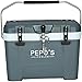 Pepos Cooler - Premium Dual Mini Keg Cooler with Tap System - Keep Your Beer Chilled & Ready to Pour - Ideal for Home Bars & Parties, Gray - 45 Qt