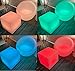 Ibiza: 26 Inch Color Changing LED Light Bucket Chair; Wireless, Waterproof and, Rechargeable Outdoor Chair for Patio, Pool or Bar